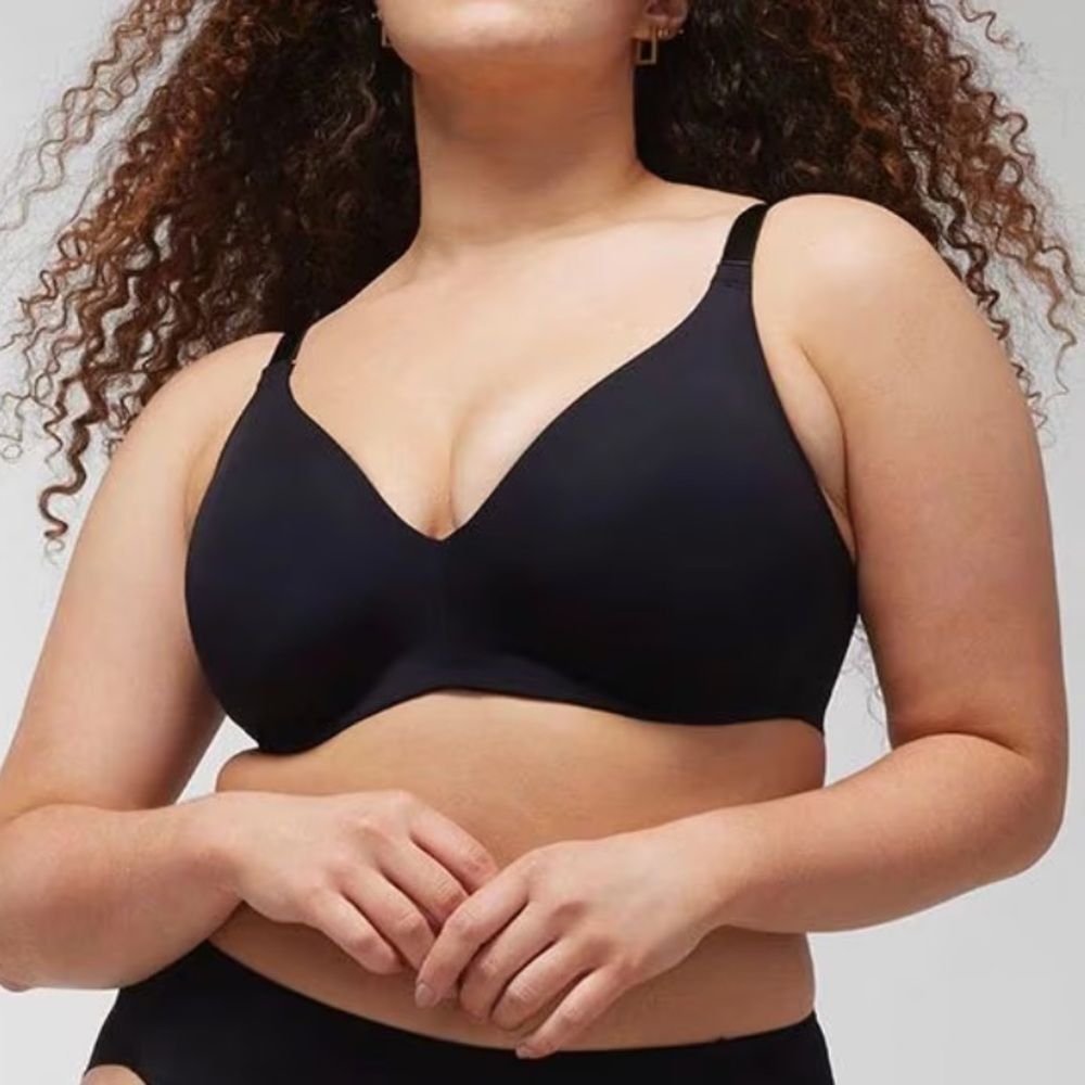 SOMA Vanishing 360 Wireless Bra Adjustable Black 38D